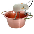 Paiolo elettrico in rame 30 cm