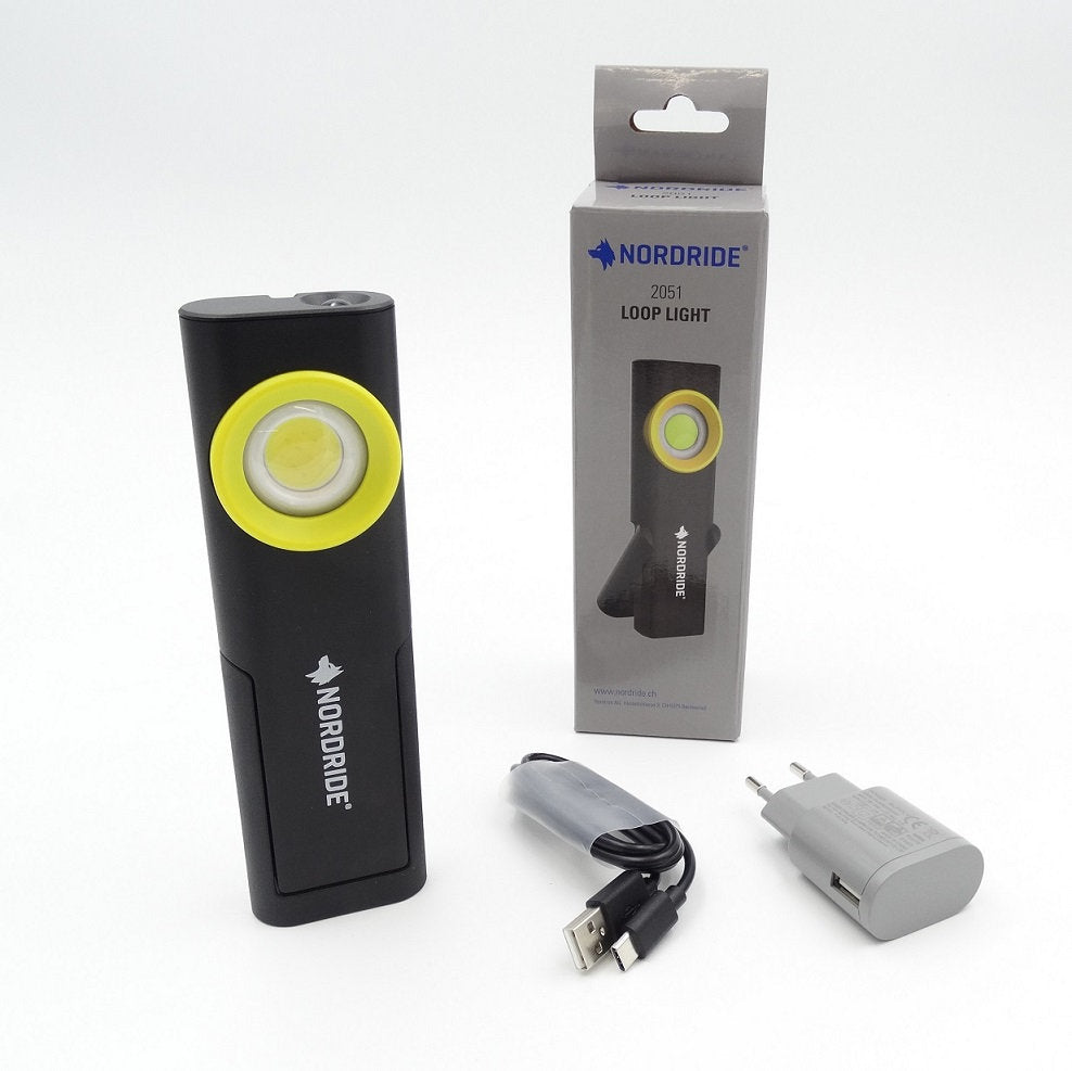 Lampada portatile Nordride Loop Power 2051 con supporto magnetico